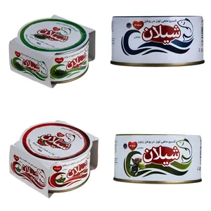 کنسرو ماهی تون 4 طعم شیلان - 180 گرم مجموعه 4 عددی