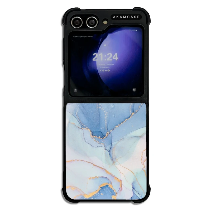 کاور آکام مدل AMC-WSGZFLIP5-MARBLE-22 مناسب برای گوشی موبایل سامسونگ Galaxy Z Flip 5