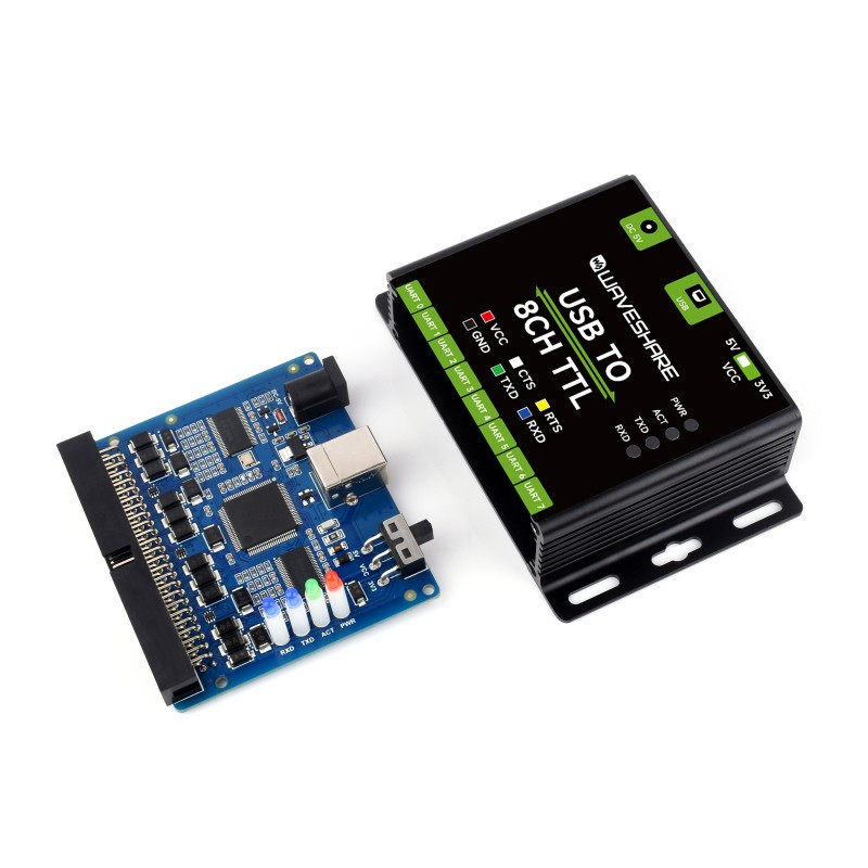 مبدل صنعتی USB به TTL ویوشیر مدل USB TO 8CH TTL