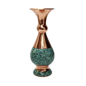 گلدان فیروزه کوبی مدل صراحی کد 25