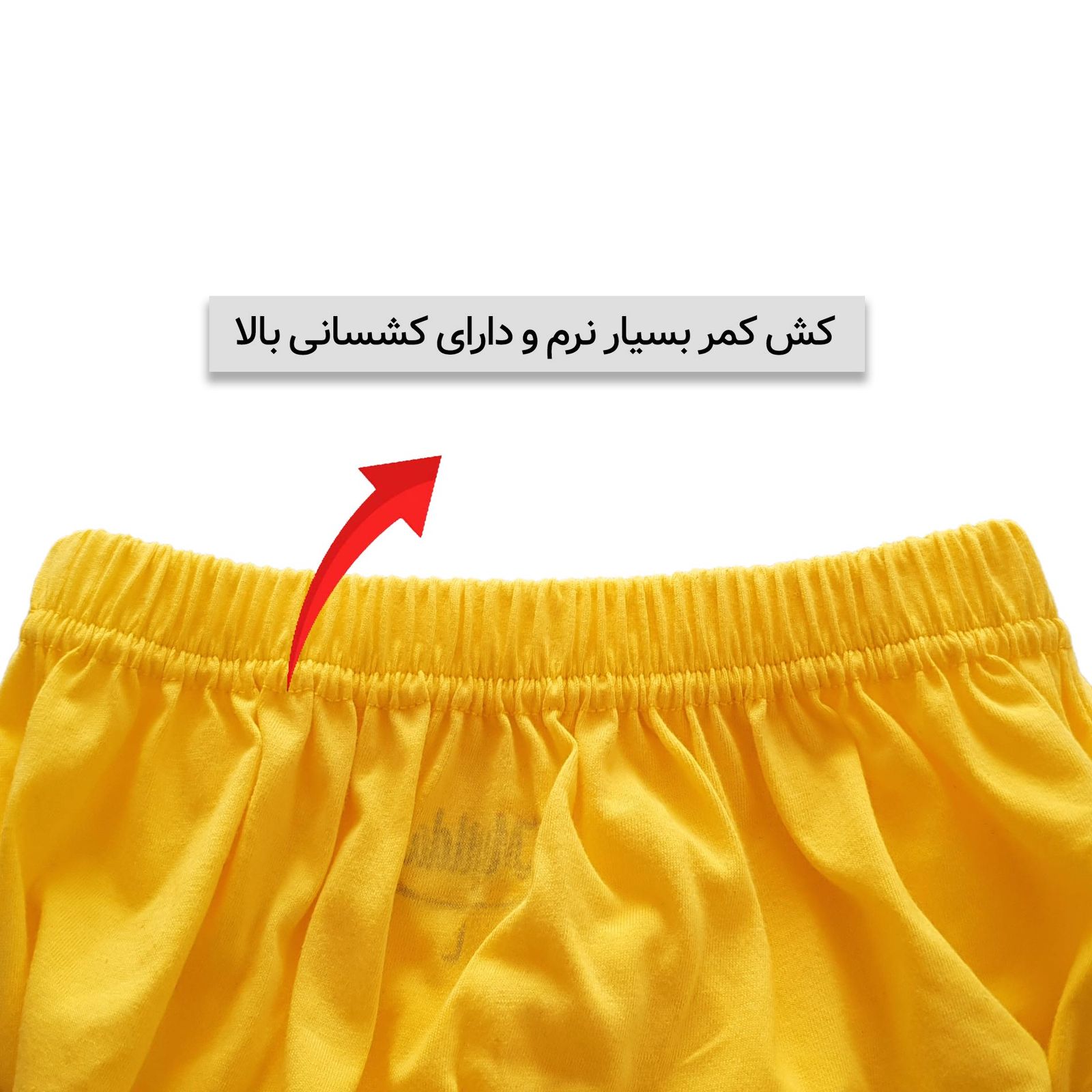 شورت مردانه ماییلدا مدل پنبه ای کد 4700 رنگ خردلی -  - 5