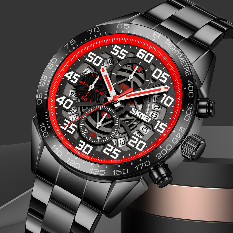 ساعت مچی عقربهای مردانه کوارتز اسکمی مدل 9338