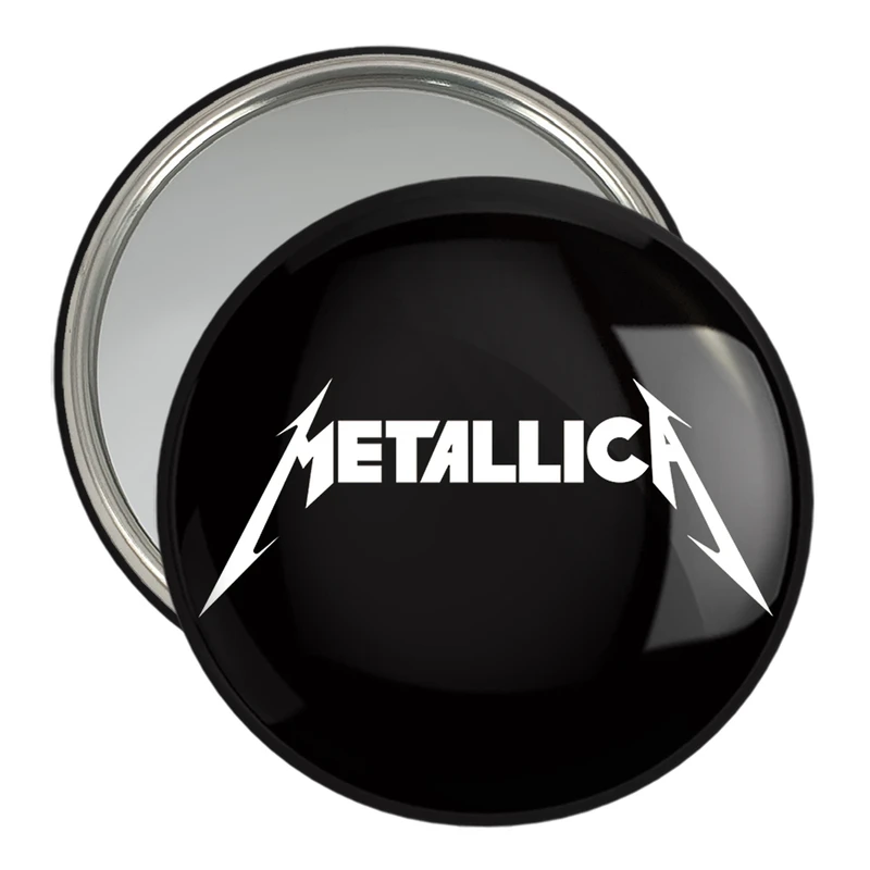 آینه جیبی خندالو مدل گروه موسیقی متالیکا Metallica  کد 3257
