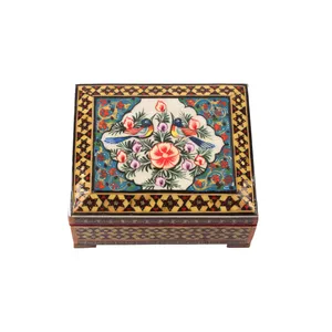 جعبه جواهرات خاتم کاری کد 02