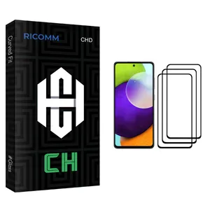 Ricomm CH glass Screen Protector For Samsung Galaxy A52 Pack Of 3