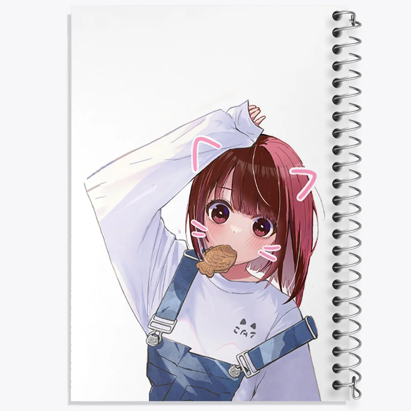 دفتر مشق 50 برگ خندالو طرح کانا انیمه اوشی نو کو کد 31205