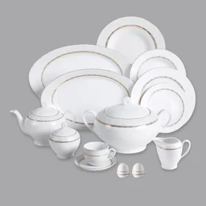 سرویس غذاخوری 102 پارچه 12 نفر چینی زرین ایران مدل Gift Top Grade