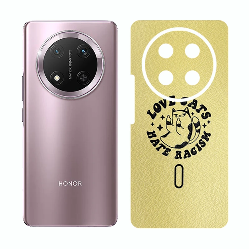 برچسب پوششی ریمکس مدل Cover طرح love cats مناسب برای گوشی موبایل آنر X9c