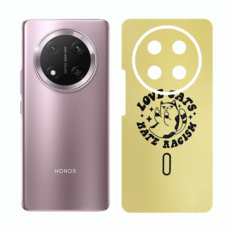 برچسب پوششی ریمکس مدل Cover طرح love cats مناسب برای گوشی موبایل آنر X9c