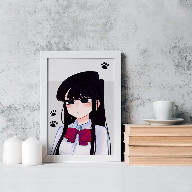 تابلو خندالو مدل انیمه کومی سان کد 16095