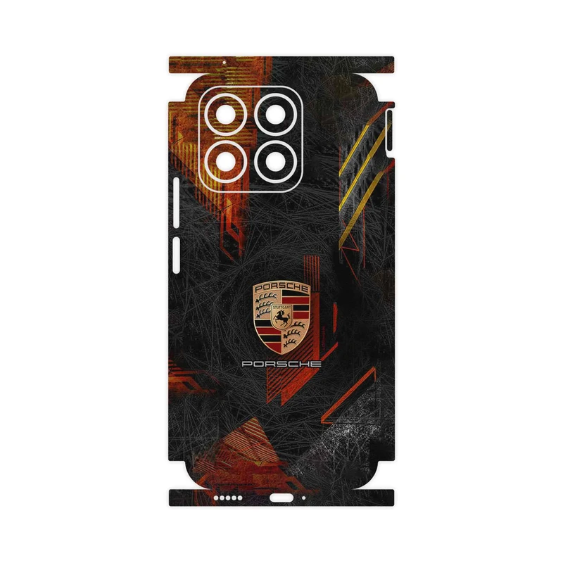 برچسب پوششی ماهوت مدل Porsche_Logo-FullSkin مناسب برای گوشی موبایل آنر X8b