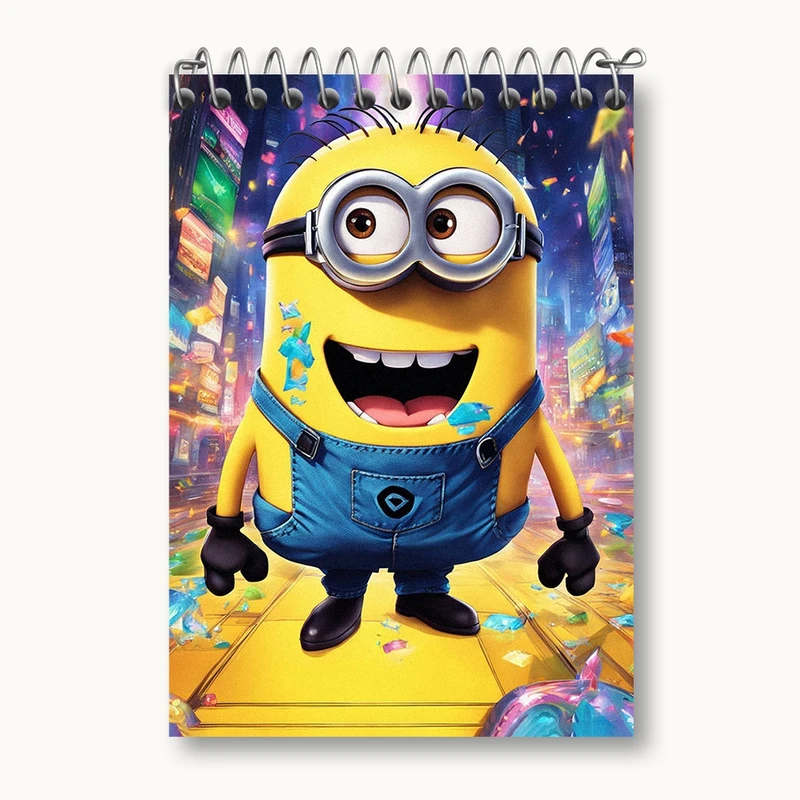 دفتر یادداشت 50 برگ خندالو مدل مینیون ها کد N1229