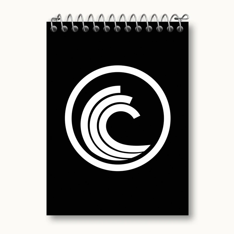 دفتر یادداشت 50 برگ خندالو مدل ارز دیجیتال بیت تورنت کد 4059