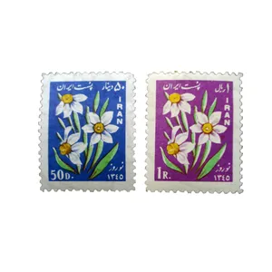 تمبر یادگاری مدل گل کد bc-2049 مجموعه 2 عددی