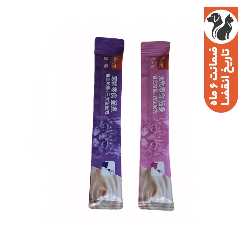 بستنی گربه ونپی مدل pink_violet وزن 15 گرم بسته 2 عددی