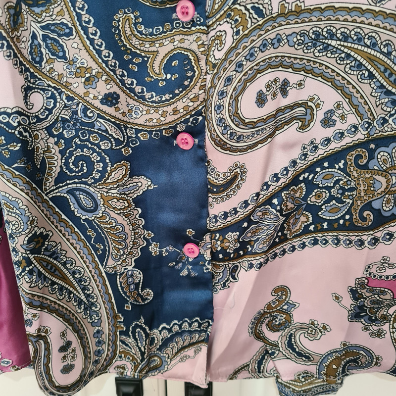 شومیز آستین بلند زنانه مدل پترن بته جقه کد ۷