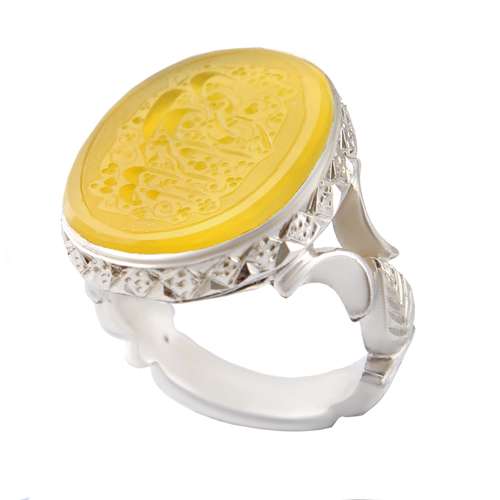 انگشتر نقره مردانه بازرگانی میلادی مدل عقیق شرف الشمس خطاطی یا صاحب الزمان ادرکنی رکاب دست ساز کد AM_2704