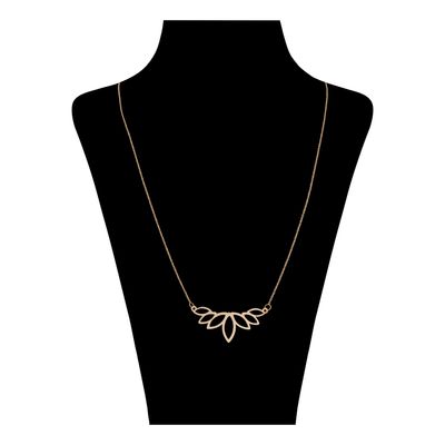 گردنبند طلا 18 عیار زنانه گلدم مدل اسلیمیPE-3090031