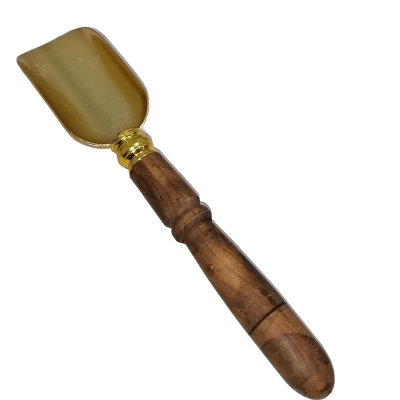 قاشق آجیل خوری مدل دسته چوبی