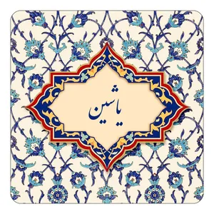 مگنت کاکتی طرح اسم یاشین مدل اسلیمی کد mn88477