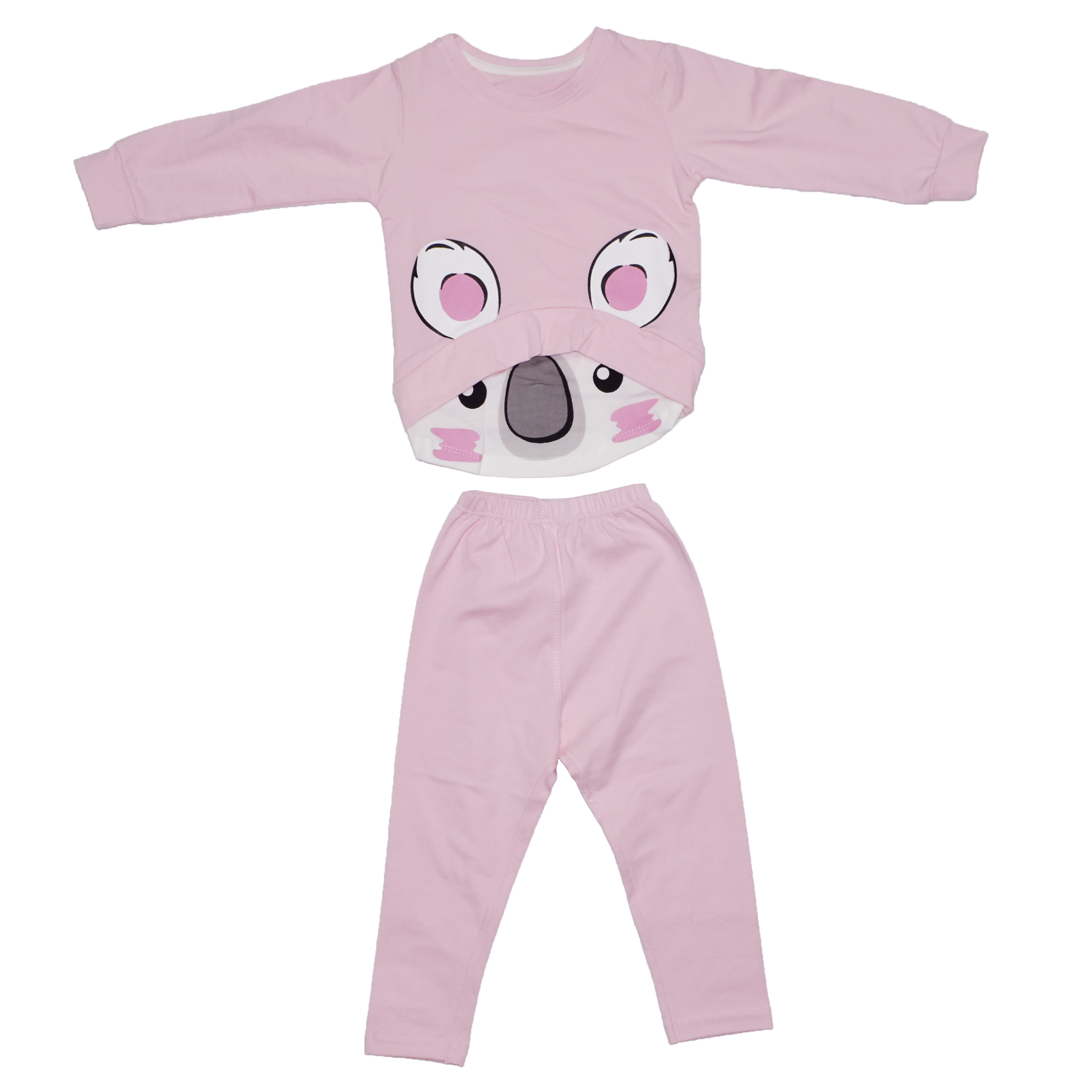 ست تی شرت و شلوار دخترانه مدل FYR-5555