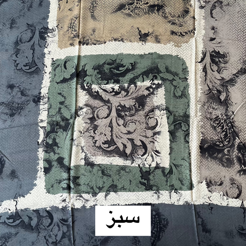 روسری زنانه مدل نخی گارزا دور دست دوز کد 27