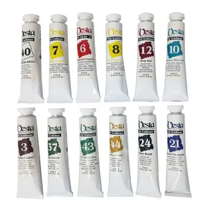 رنگ روغن وستا مدل Artistic Color حجم 21 میلی لیتر بسته 12 عددی