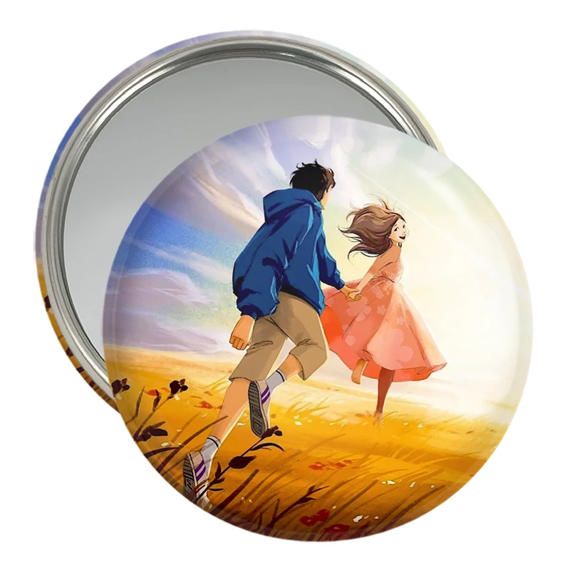 آینه جیبی خندالو مدل عاشقانه کد 27118