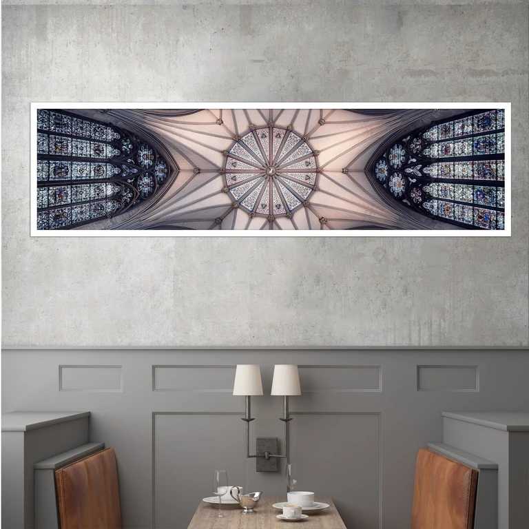 تابلو بکلیت طرح معماری کلیسا مدل کشیده W-7407