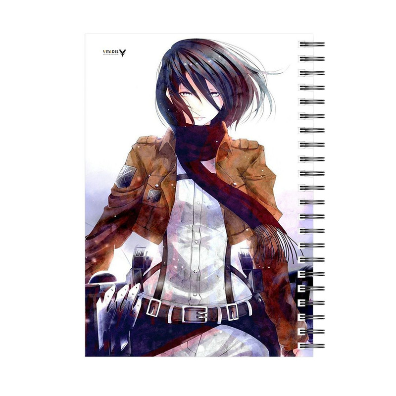 دفتر 120 برگ ویتادل طرح اتک آن تایتان مدل 9