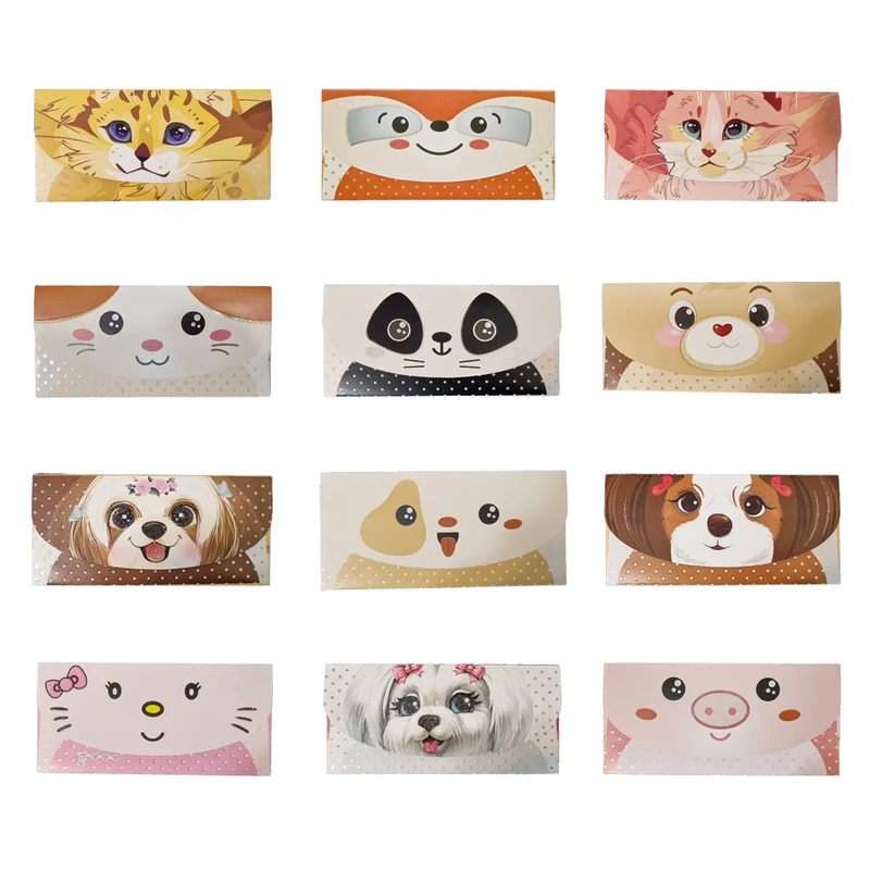 پاکت پول مدل animals بسته 12 عددی