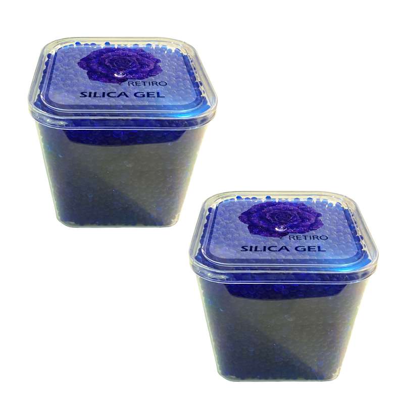 رطوبت گیر سیلیکاژل رتیرو مدل گل وزن 350 گرم مجموعه دو عددی