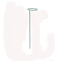 قیم نگهدارنده گیاه مدل حلقه ای متوسط بسته 5 عددی