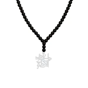 گردنبند نقره زنانه هایکا مدل داغ تو دارد این دلم n.ha1 -393