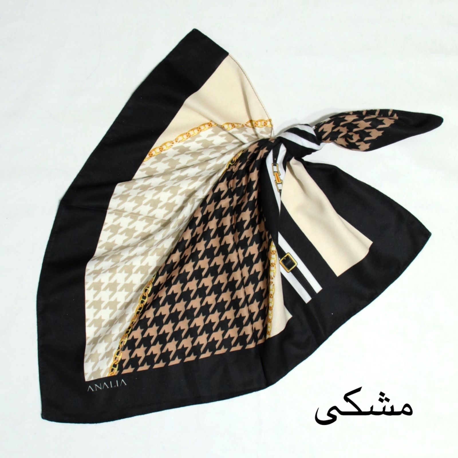 دستمال سر و گردن زنانه آنالیا مدل مینی اسکارف موهر گرم پیچازی کد ana-9825 -  - 11