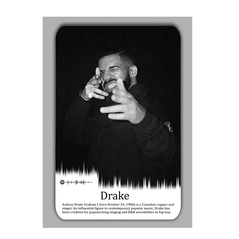 پوستر مدل DRAKE کد 2