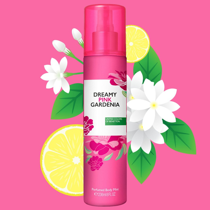 بادی اسپلش زنانه بنتون مدل Dreamy Pink Gardenia حجم 236 میلی لیتر بادی اسپلش زنانه بنتون مدل Dreamy Pink Gardenia حجم 236 میلی لیتر