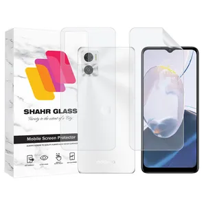 Shahr Glass MTNANFBSH Screen Protector With Nano Back For Motorola Moto E22i