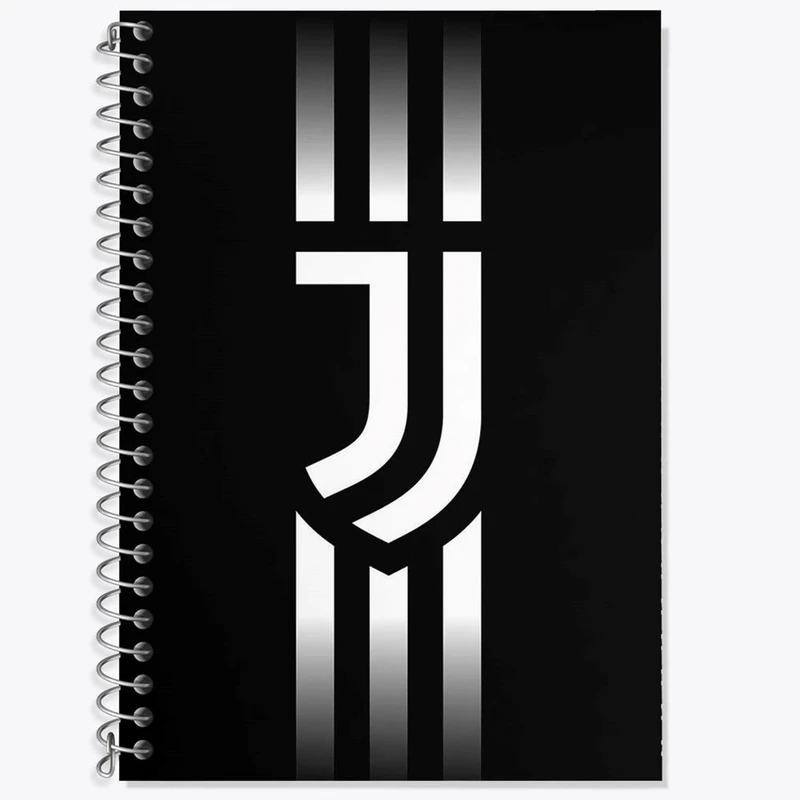 دفتر زبان 50 برگ خندالو مدل سه خط طرح باشگاه یوونتوس کد 26857