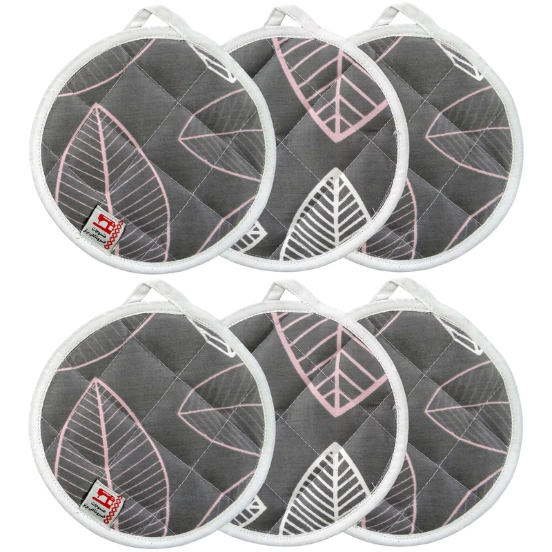 دستگیره منسوجات خسروشاهی برتر مدل گرد کد DGM173 بسته 6 عددی