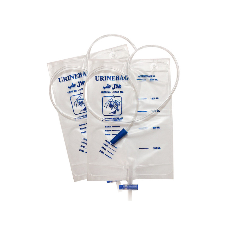 کیسه ادرار 2000 میلی لیتری هلال طب مدل شیر صلیبی دار