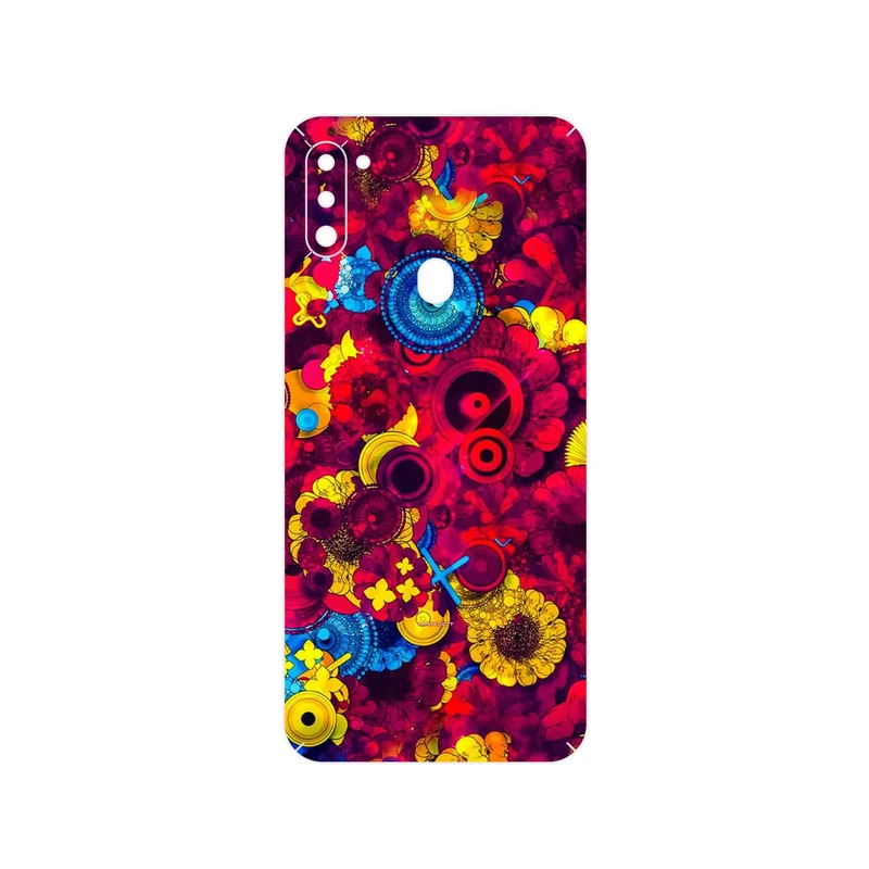 برچسب پوششی ماهوت مدل Vector Flower Garden Digital Art مناسب برای گوشی موبایل سامسونگ Galaxy A11