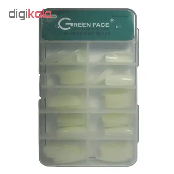 ناخن مصنوعی گرین فیس مدل N003 بسته 100 عددی