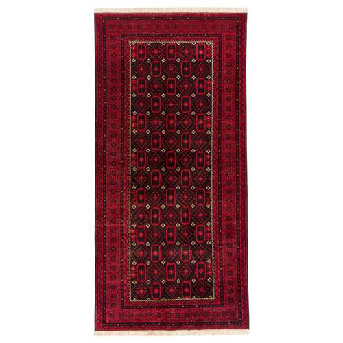 فرش دستبافت دو و نیم متری مدل نقشه بلوچ  کد 34.2741