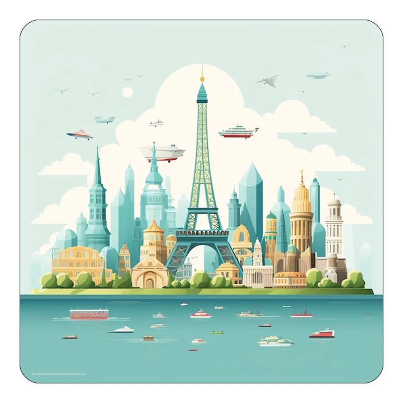 مگنت کاکتی طرح پاریس Paris مدل mp59725