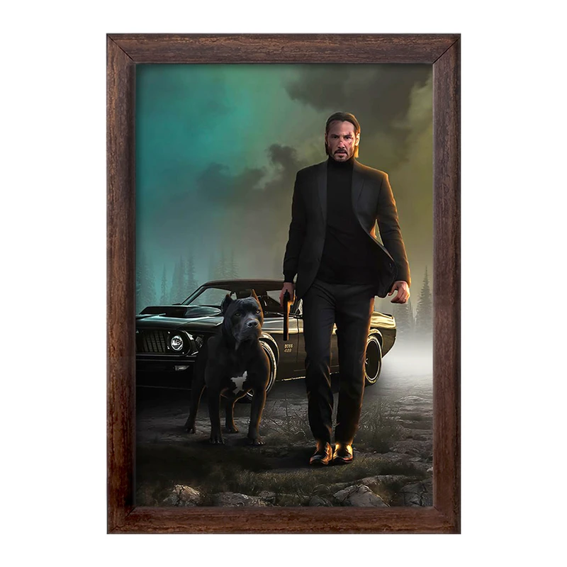 تابلو خندالو طرح جان ویک John Wick کد 28555