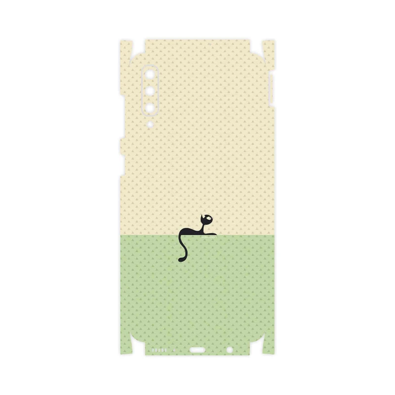 برچسب پوششی ماهوت مدل Minimal Internet Cat Icon-FullSkin مناسب برای گوشی موبایل سامسونگ Galaxy A50