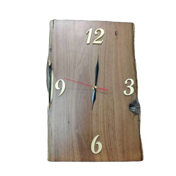 ساعت دیواری چوبی مدل کنده