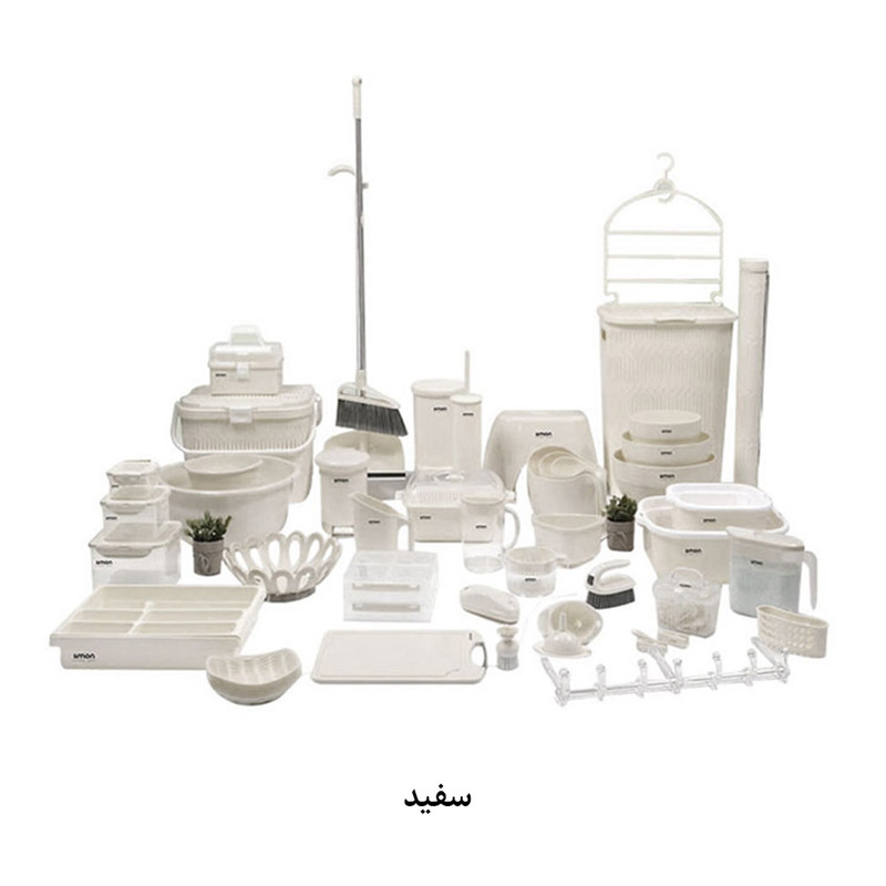 سرویس جهیزیه 64 پارچه لیمون مدل 64P