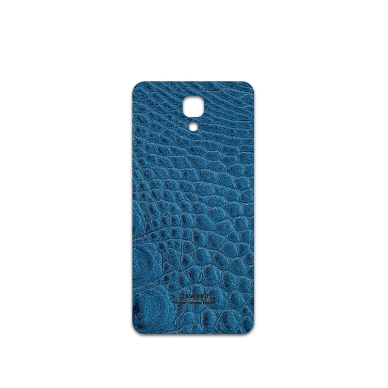 برچسب پوششی ماهوت مدل Blue-Crocodile-Leather مناسب برای گوشی موبایل ال جی X screen